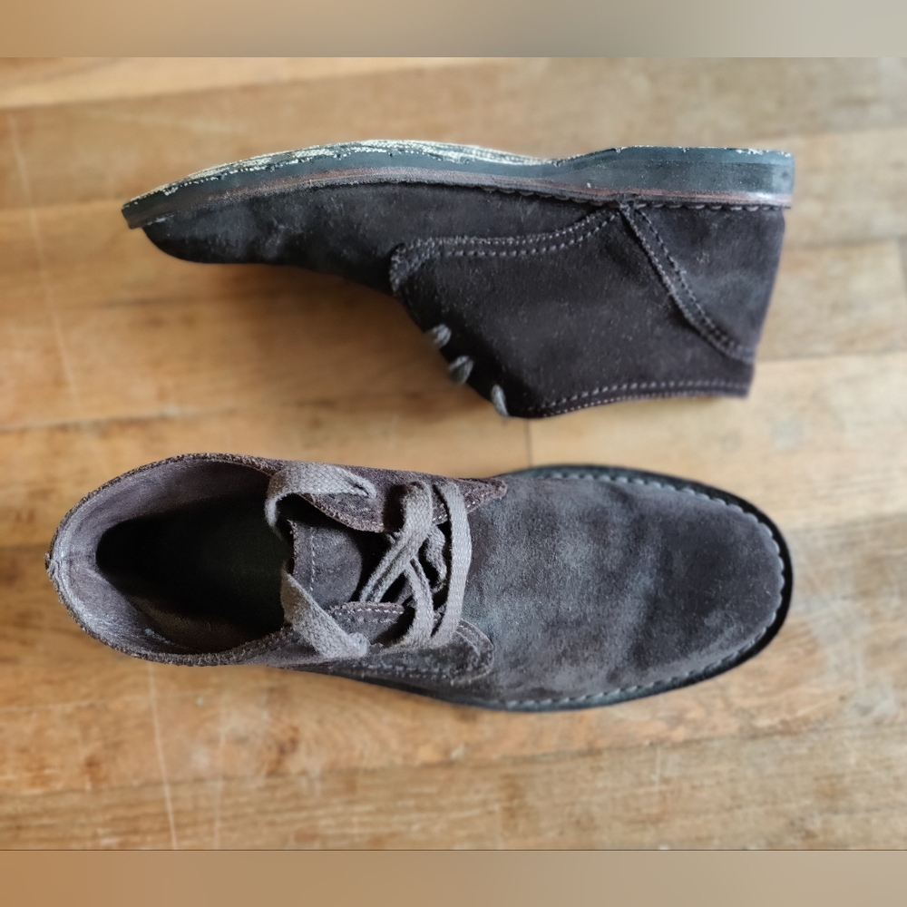 John Varvatos  Brown Suede Chukka Hipster Star USA Size 8